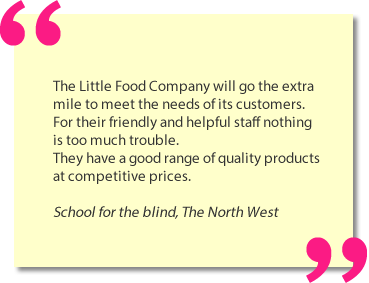 testimonial template blind fw the little food company